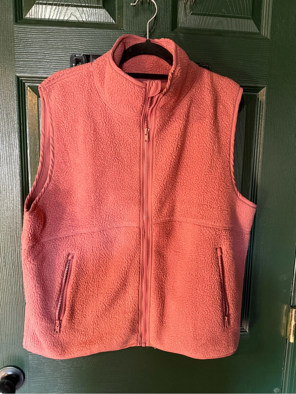SO Pink Sherpa Fleece Vest